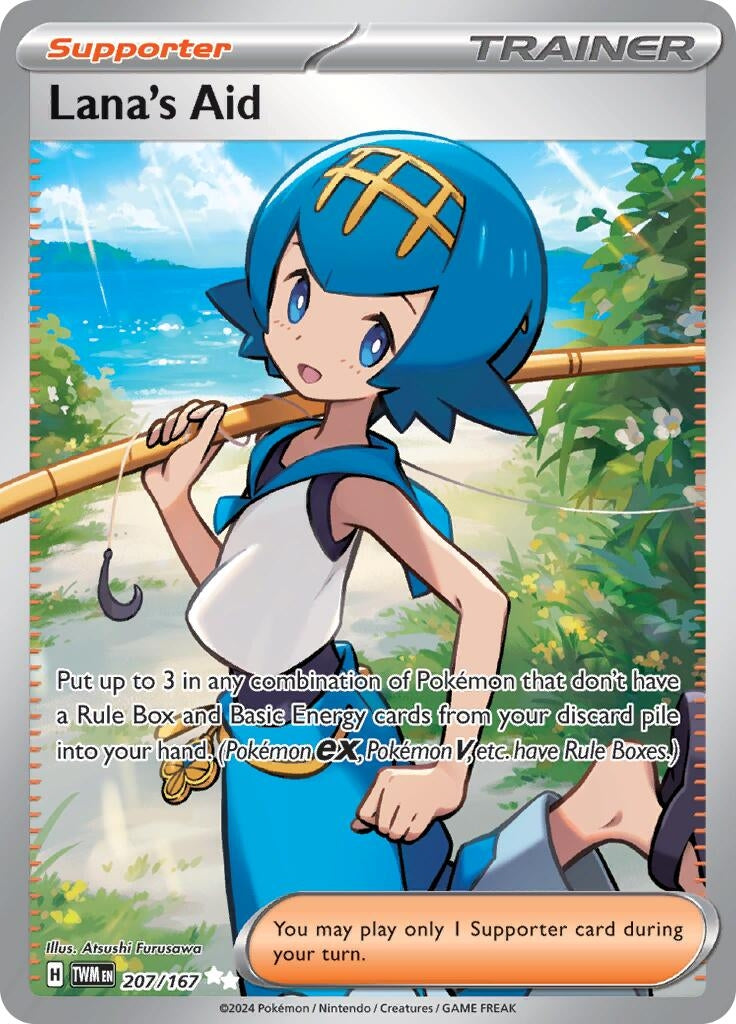 Image for Lana's Aid (207/167) (TWM) - Pokemon