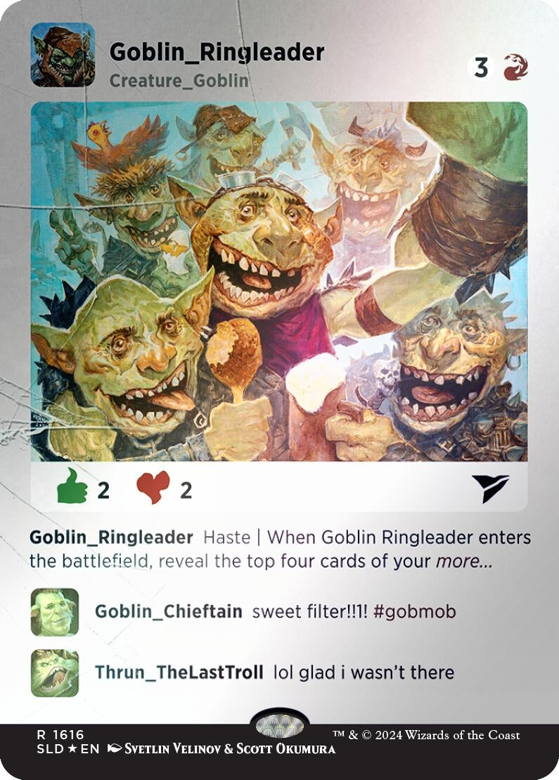 Image for Goblin Ringleader (Rainbow Foil) (1616) - Magic: The Gathering