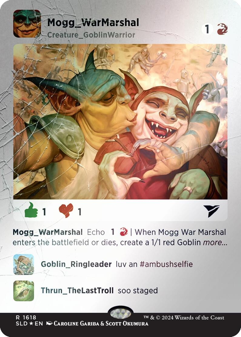 Image for Mogg War Marshal (Rainbow Foil) (1618) - Magic: The Gathering