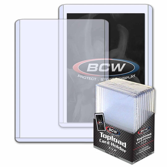 Image for 3" x 4" Thick Card Topload Holder - 108pt. (10-Count) - Collectible Storage