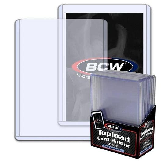 Image for 3" x 4" Thick Card Topload Holder - 138pt. (10-Count) - Collectible Storage
