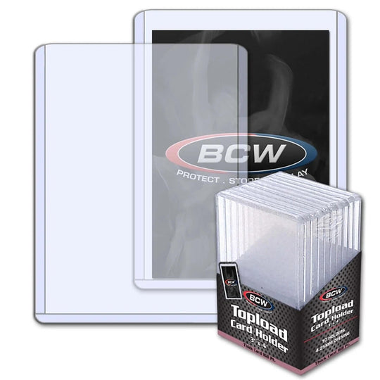Image for 3" x 4" Thick Card Topload Holder - 168pt. (10-Count) - Collectible Storage