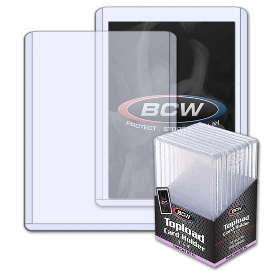 Image for 3" x 4" Thick Card Topload Holder - 197pt. (10-Count) - Collectible Storage