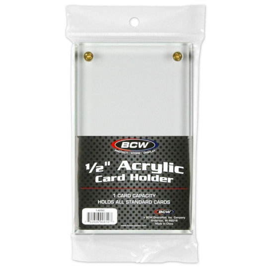 Image for 1/2 Inch Acrylic Card Holder - Collectible Storage