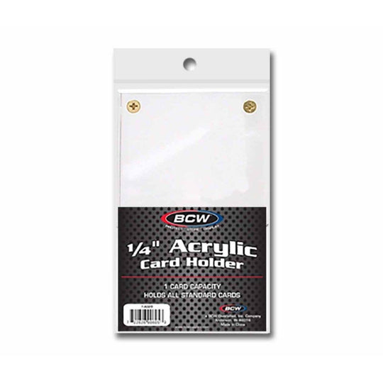 Image for 1/4 Inch Acrylic Card Holder - Collectible Storage