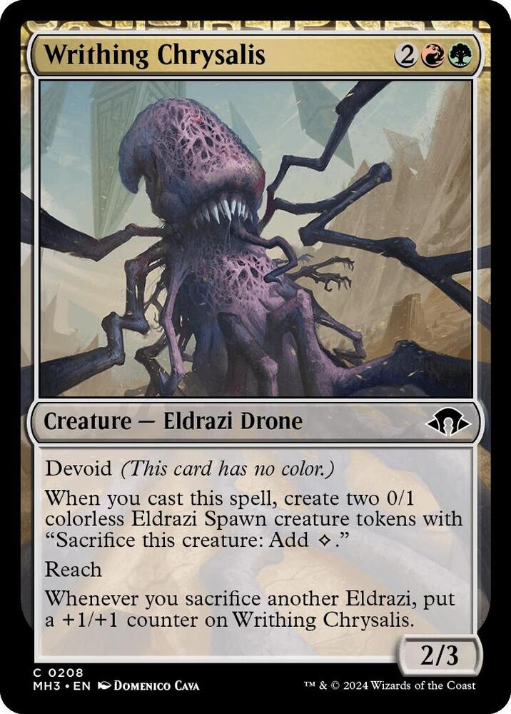 Image for Writhing Chrysalis (208) - Magic: The Gathering