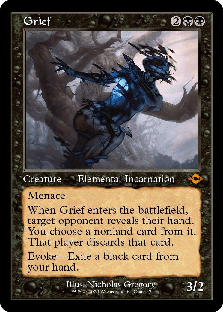 Image for Grief (Retro Frame) (7) - Magic: The Gathering