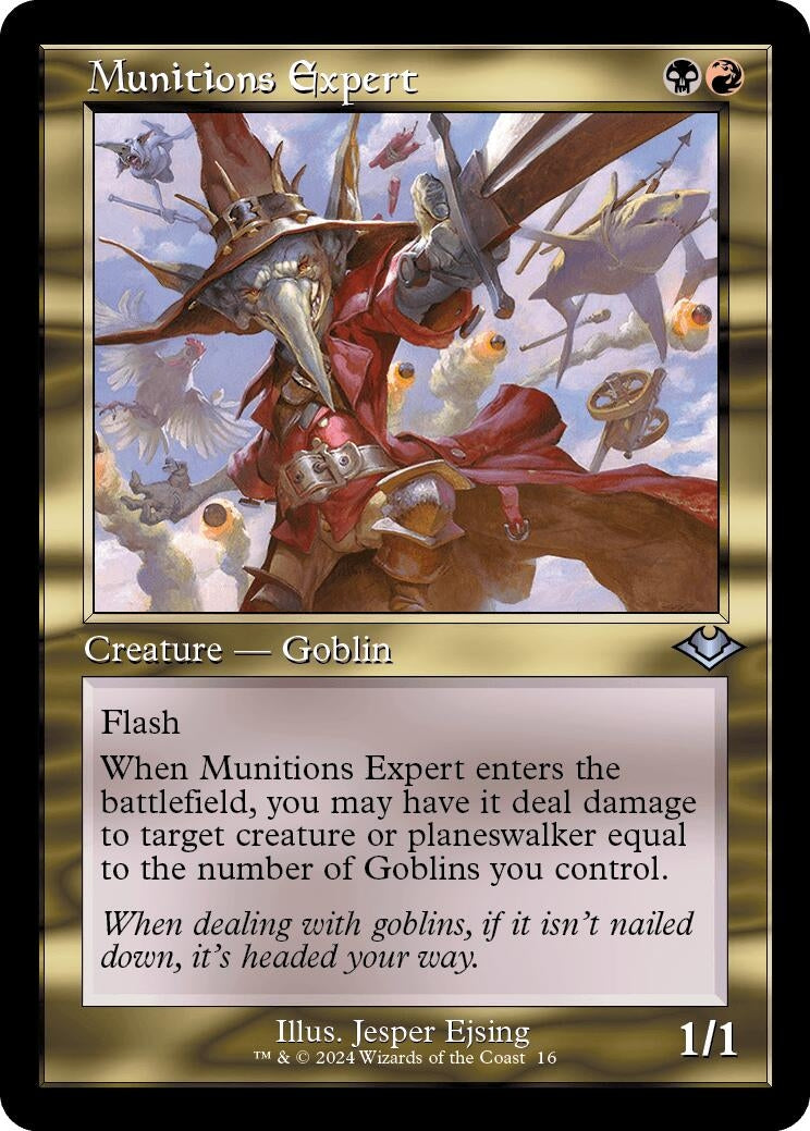 Image for Munitions Expert (Retro Frame) (16) - Magic: The Gathering