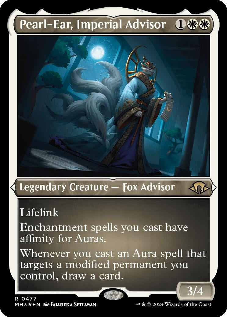 Image for Pearl-Ear, Imperial Advisor (Foil Etched) (477) - Magic: The Gathering