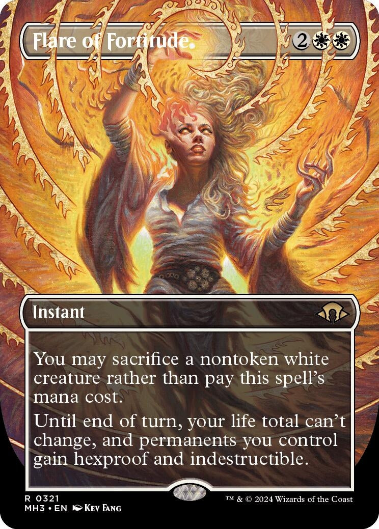 Image for Flare of Fortitude (Borderless) (321) - Magic: The Gathering