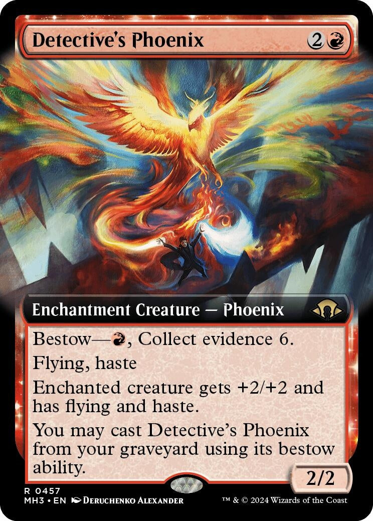 Image for Detective's Phoenix (Extended Art) (457) - Magic: The Gathering