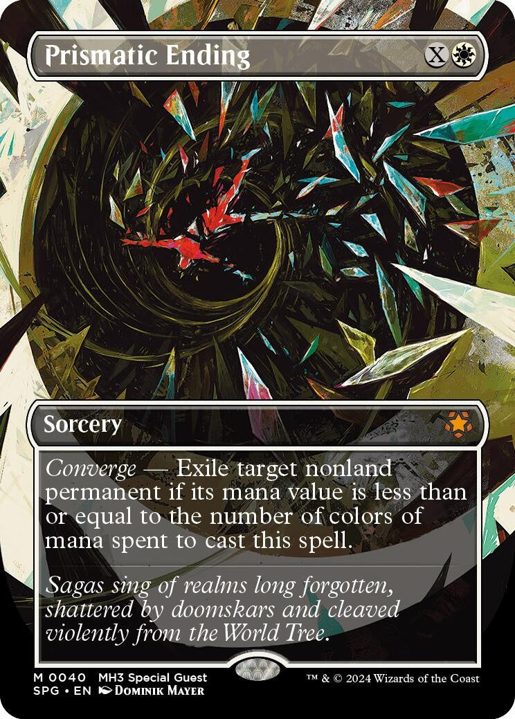 Image for Prismatic Ending (Borderless) (40) - Magic: The Gathering