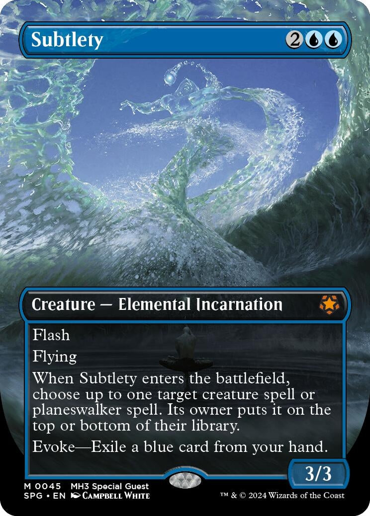Image for Subtlety (Borderless) (45) - Magic: The Gathering