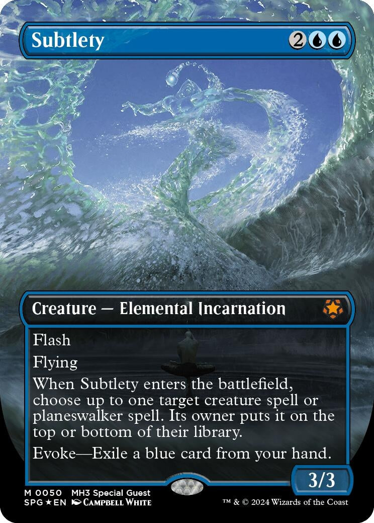 Image for Subtlety (Borderless) (Textured Foil) (50) - Magic: The Gathering