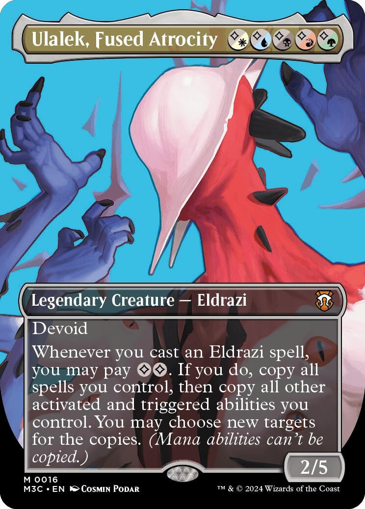 Image for Ulalek, Fused Atrocity (Borderless) (16) (M3C) - Magic: The Gathering