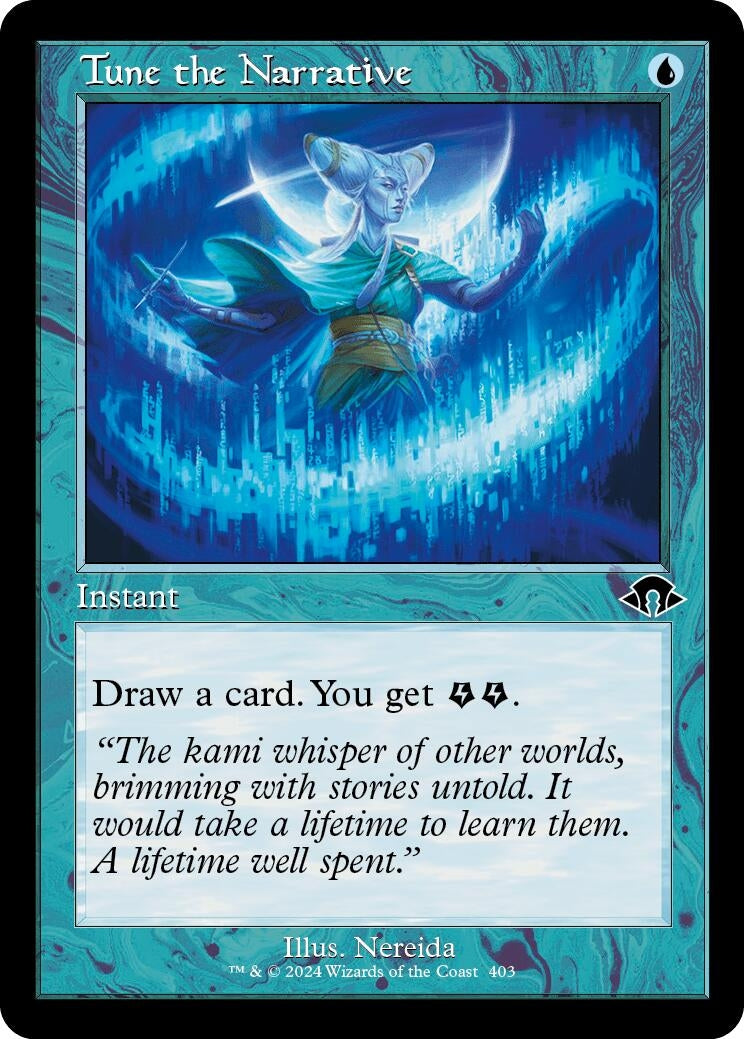 Image for Tune the Narrative (Retro Frame) (403) - Magic: The Gathering