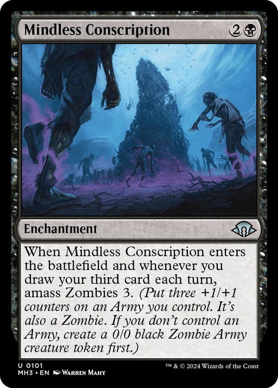 Image for Mindless Conscription (101) - Magic: The Gathering