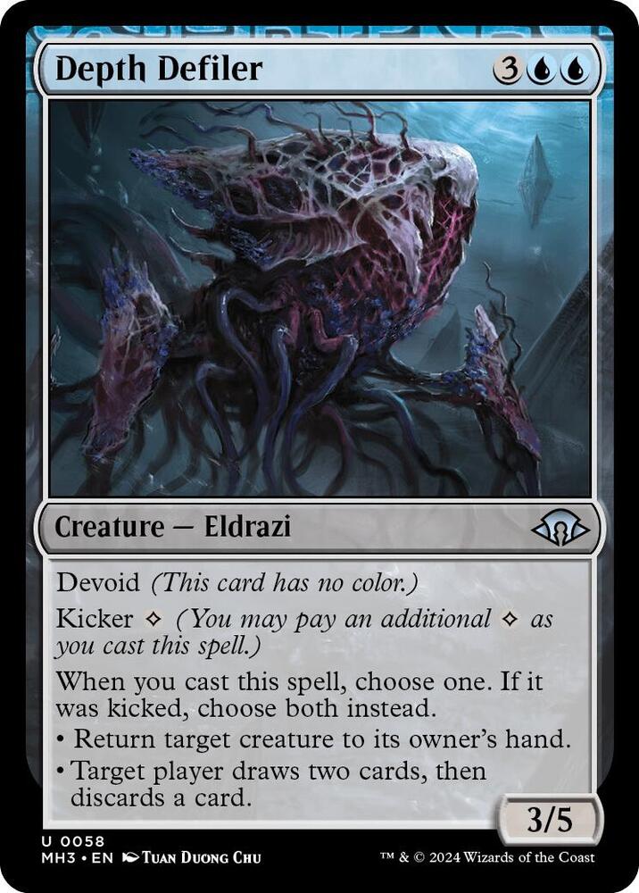 Image for Depth Defiler (58) - Magic: The Gathering