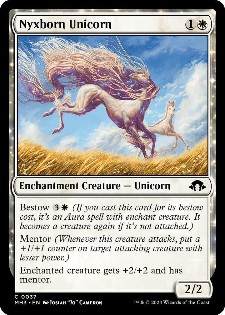 Image for Nyxborn Unicorn (37) - Magic: The Gathering