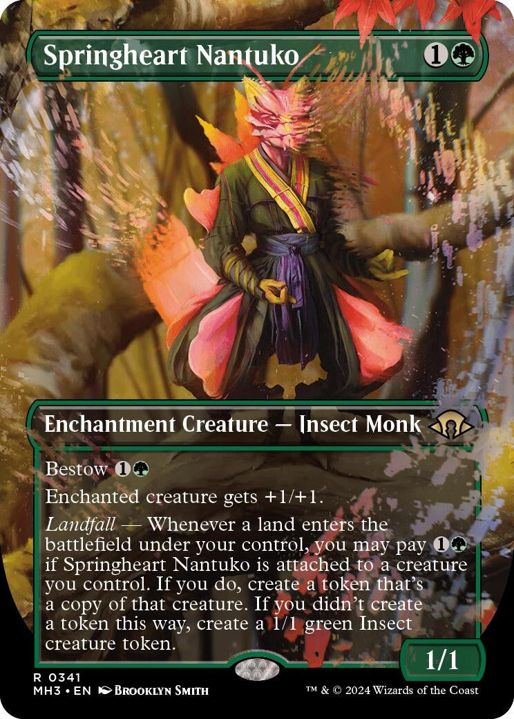 Image for Springheart Nantuko (Borderless) (341) - Magic: The Gathering