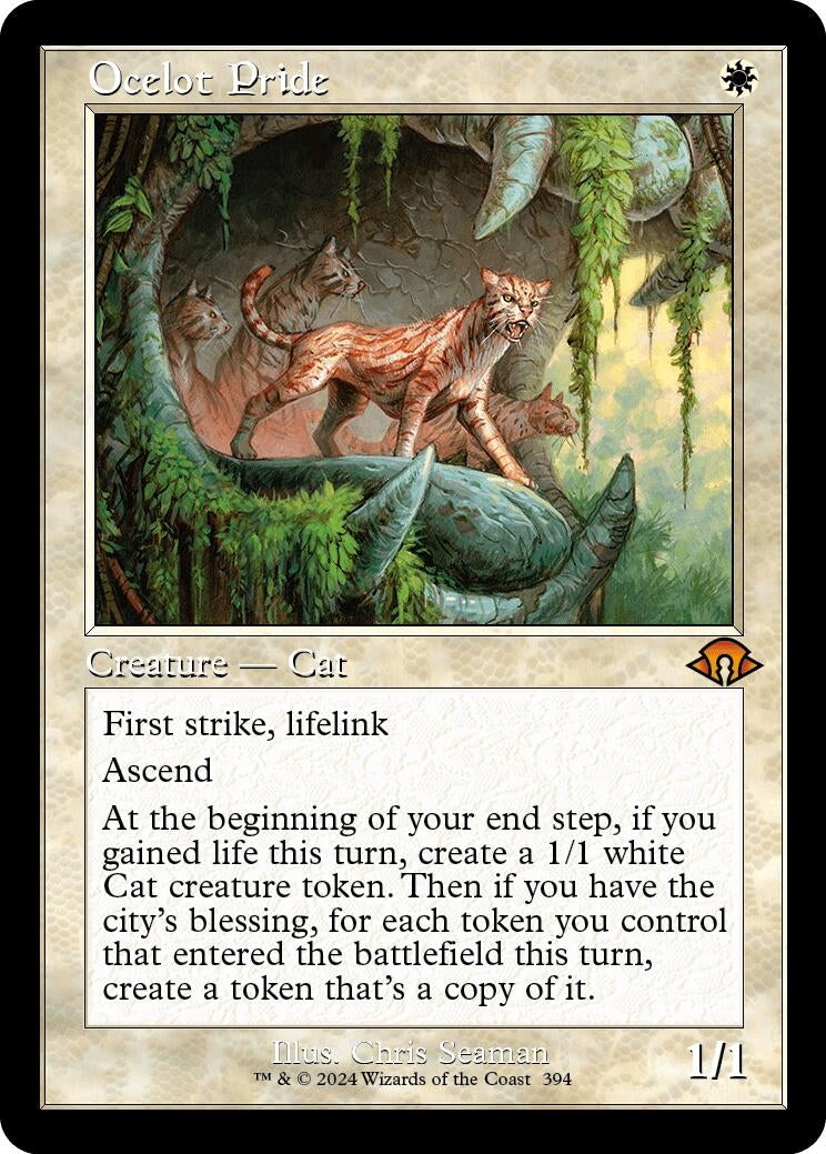Image for Ocelot Pride (Retro Frame) (394) - Magic: The Gathering