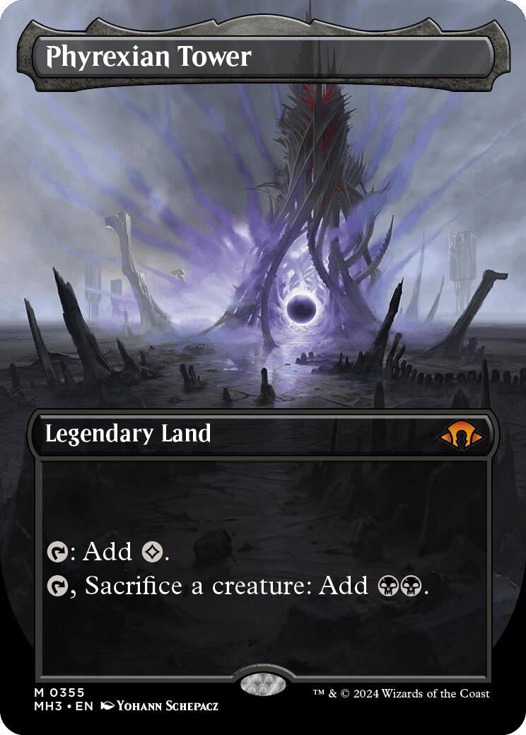 Image for Phyrexian Tower (Borderless) (355) - Magic: The Gathering