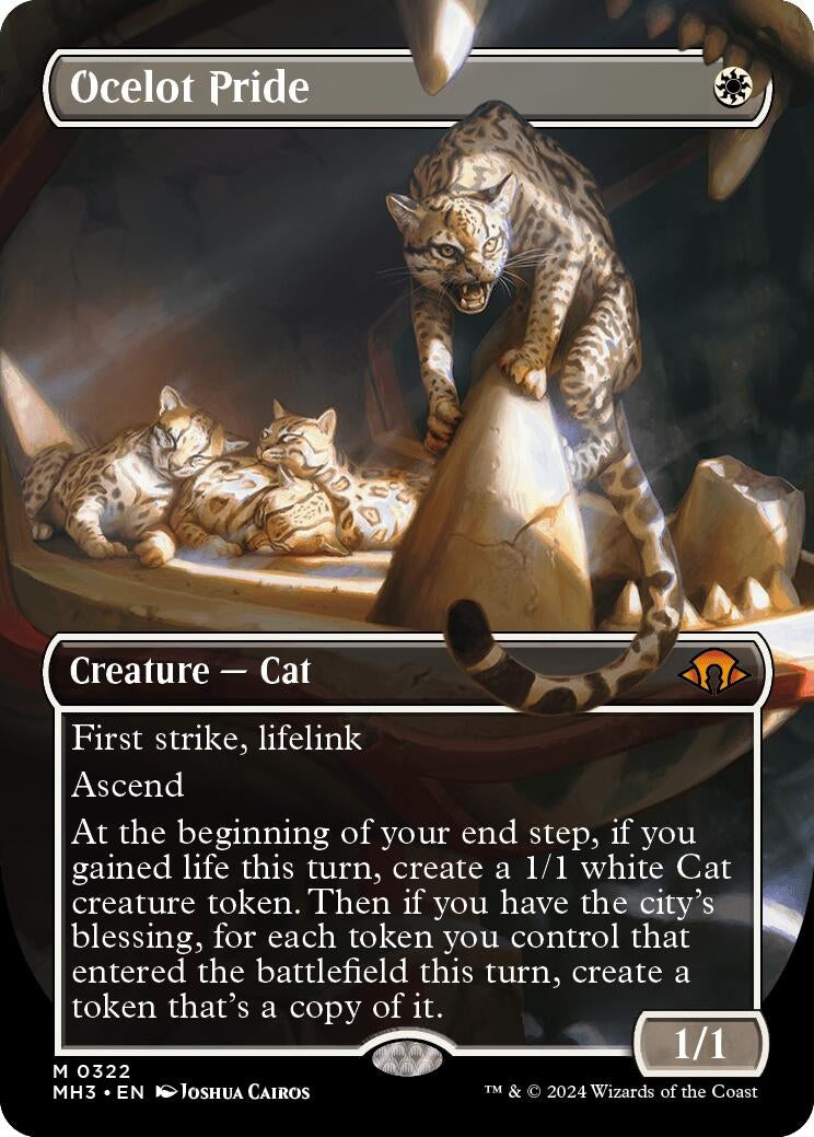 Image for Ocelot Pride (Borderless) (322) - Magic: The Gathering