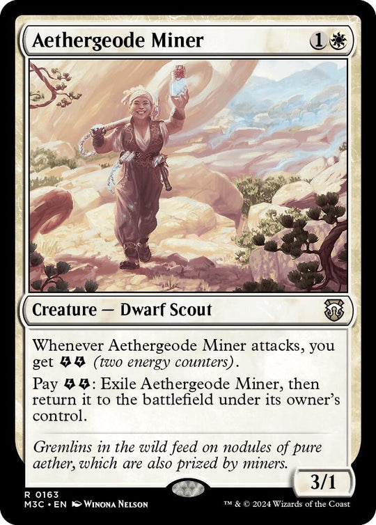 Image for Aethergeode Miner (163) (M3C) - Magic: The Gathering