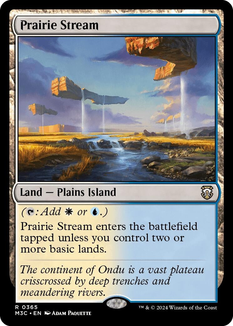 Image for Prairie Stream (365) (M3C) - Magic: The Gathering
