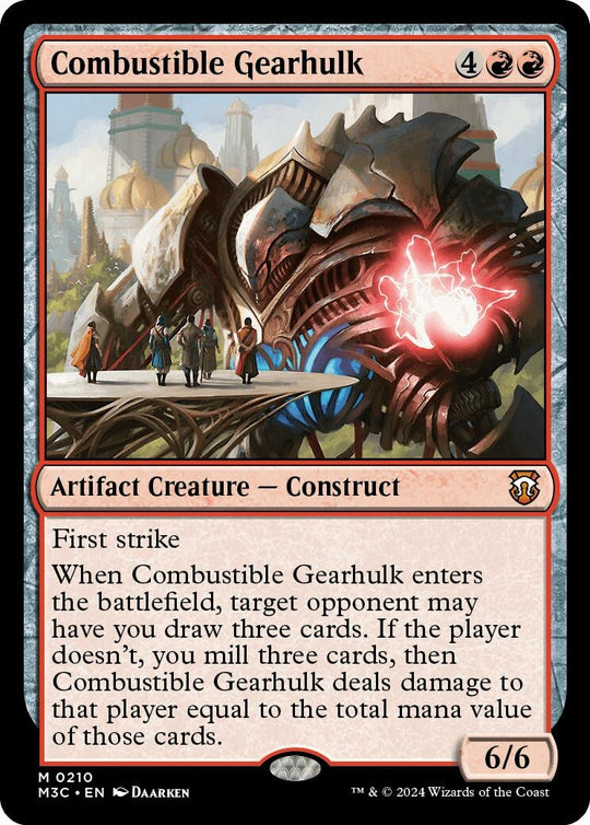 Image for Combustible Gearhulk (210) (M3C) - Magic: The Gathering