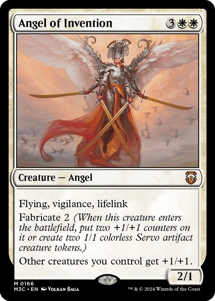 Image for Angel of Invention (Ripple Foil) (166) - Magic: The Gathering