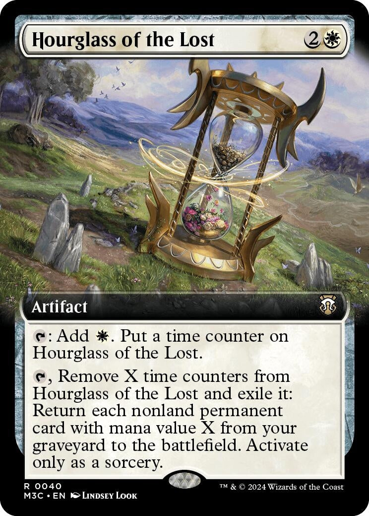 Image for Hourglass of the Lost (Extended Art) (Ripple Foil) (40) - Magic: The Gathering