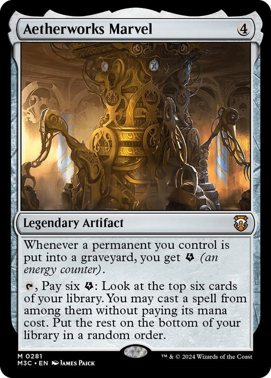 Image for Aetherworks Marvel (Ripple Foil) (281) (M3C) - Magic: The Gathering