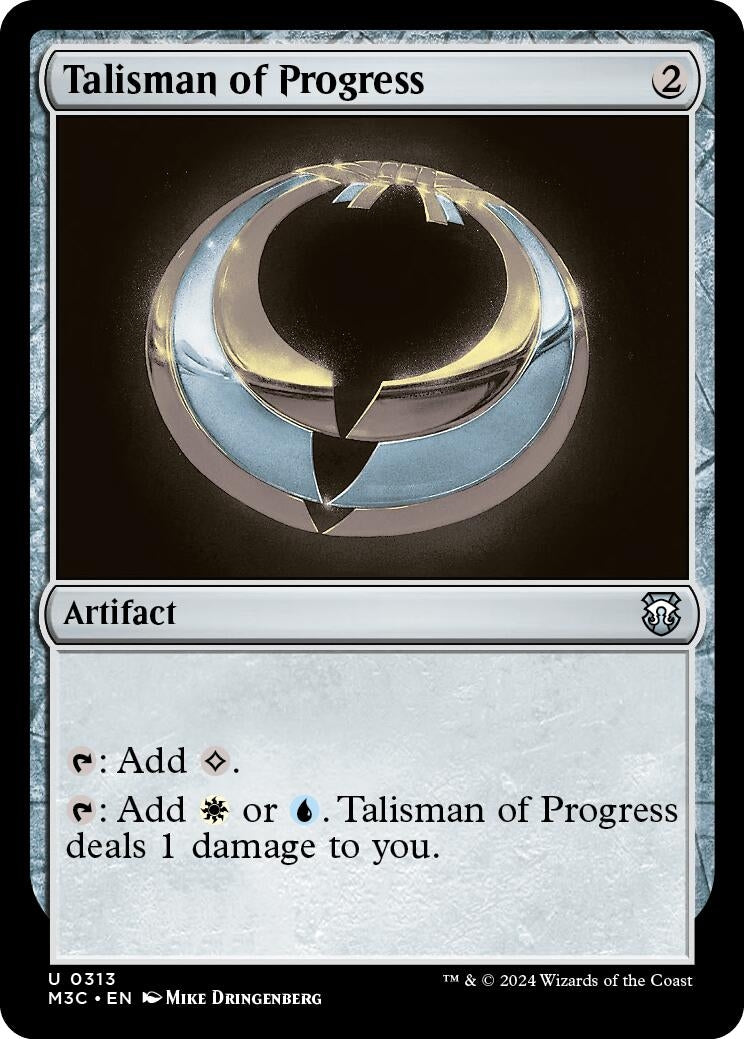 Image for Talisman of Progress (Ripple Foil) (313) - Magic: The Gathering