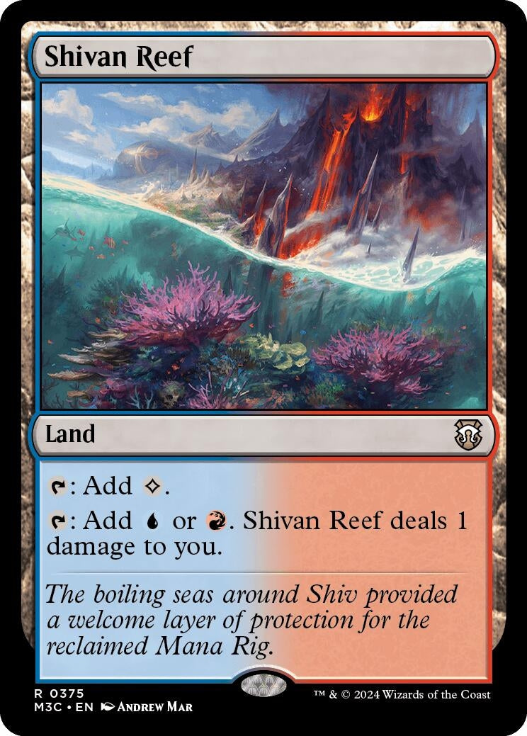 Image for Shivan Reef (Ripple Foil) (375) - Magic: The Gathering