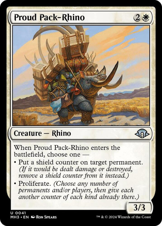 Image for Proud Pack-Rhino (41) - Magic: The Gathering