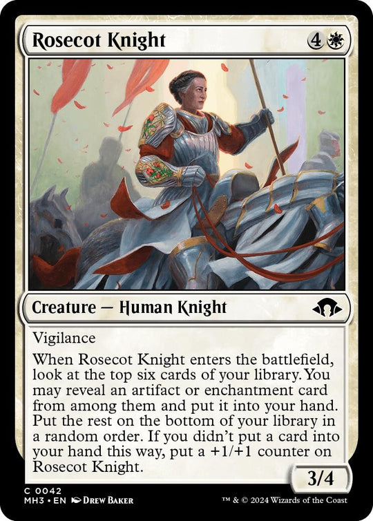 Image for Rosecot Knight (42) - Magic: The Gathering