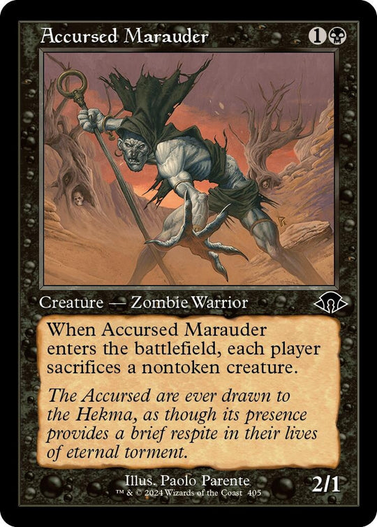 Image for Accursed Marauder (Retro Frame) (405) (MH3) - Magic: The Gathering