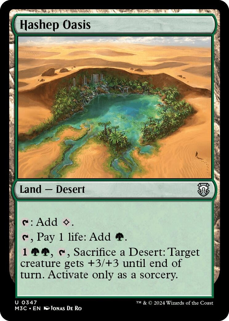 Image for Hashep Oasis (347) - Magic: The Gathering