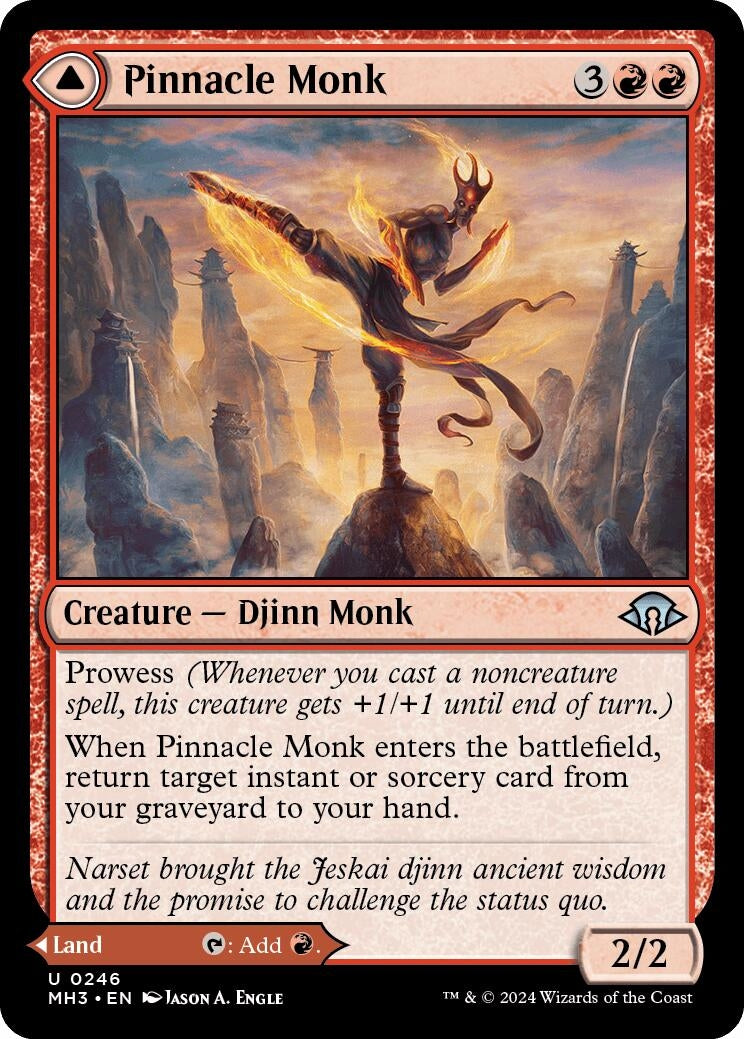 Image for Pinnacle Monk (246) - Magic: The Gathering
