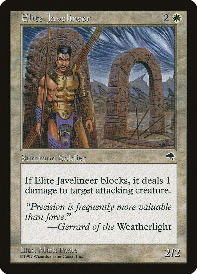 Image for Elite Javelineer (17) - Magic: The Gathering