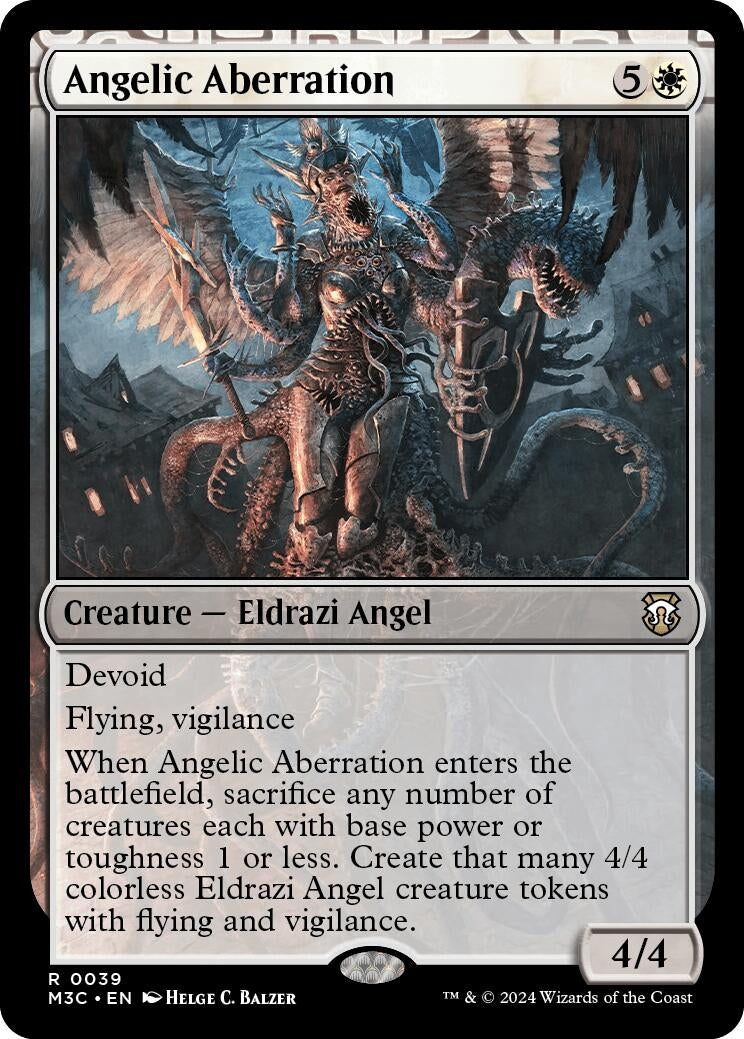 Image for Angelic Aberration (39) (M3C) - Magic: The Gathering