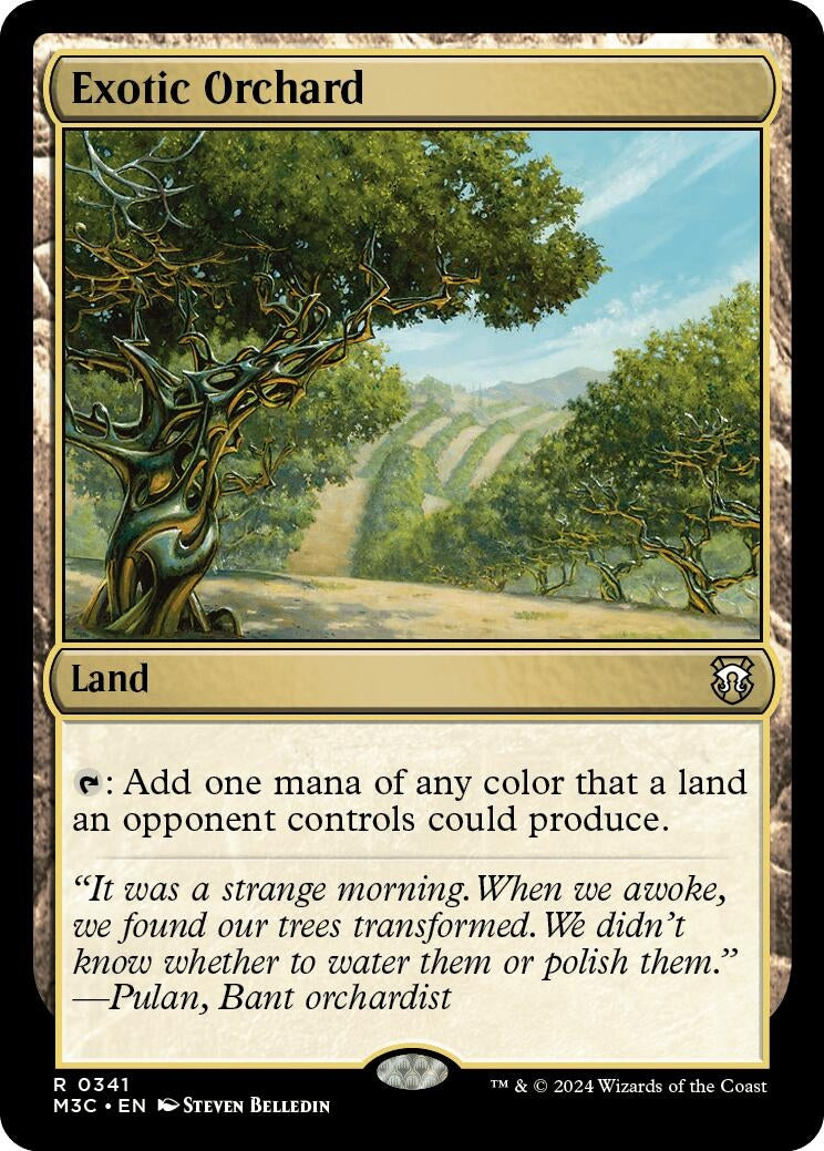 Image for Exotic Orchard (Ripple Foil) (341) - Magic: The Gathering