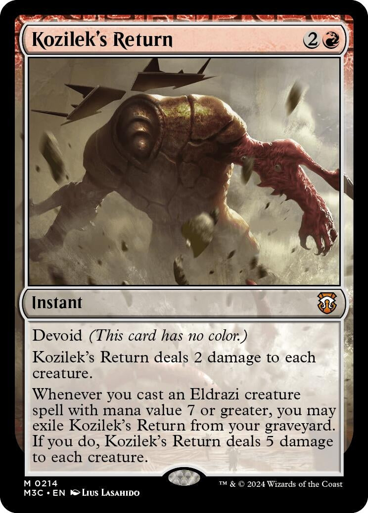 Image for Kozilek's Return (Ripple Foil) (214) - Magic: The Gathering