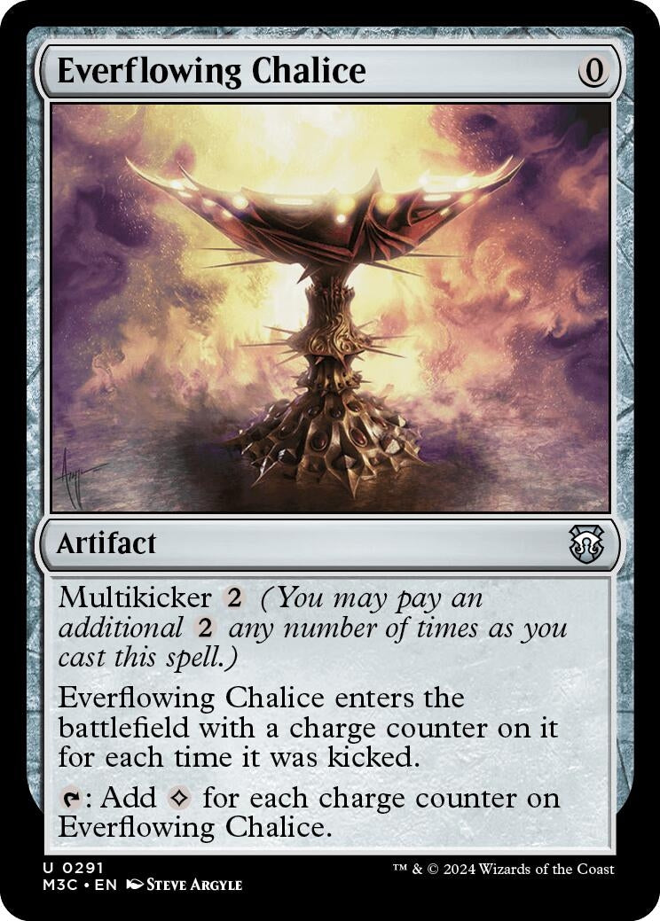 Image for Everflowing Chalice (Ripple Foil) (291) (M3C) - Magic: The Gathering