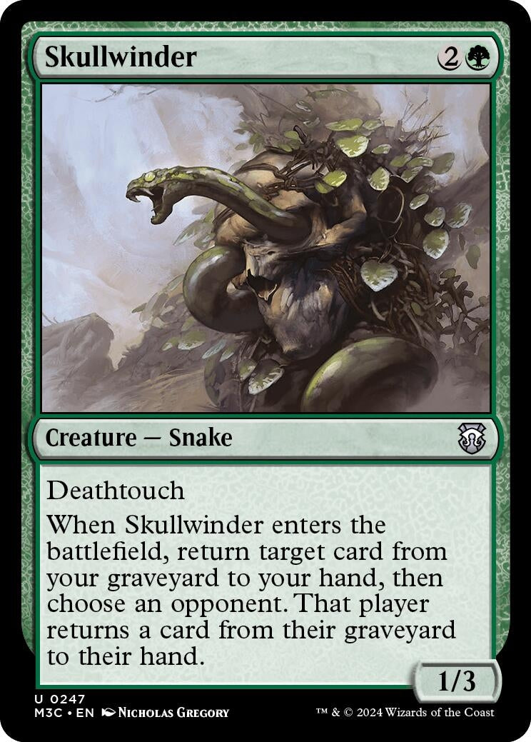 Image for Skullwinder (Ripple Foil) (247) (M3C) - Magic: The Gathering