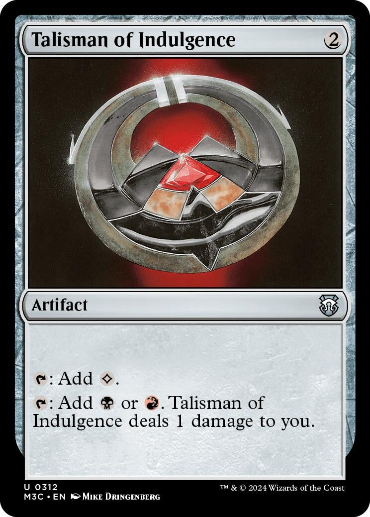Image for Talisman of Indulgence (312) - Magic: The Gathering