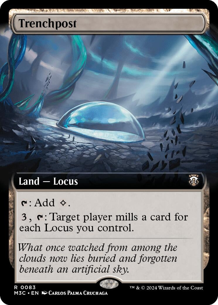 Image for Trenchpost (Extended Art) (Ripple Foil) (83) - Magic: The Gathering