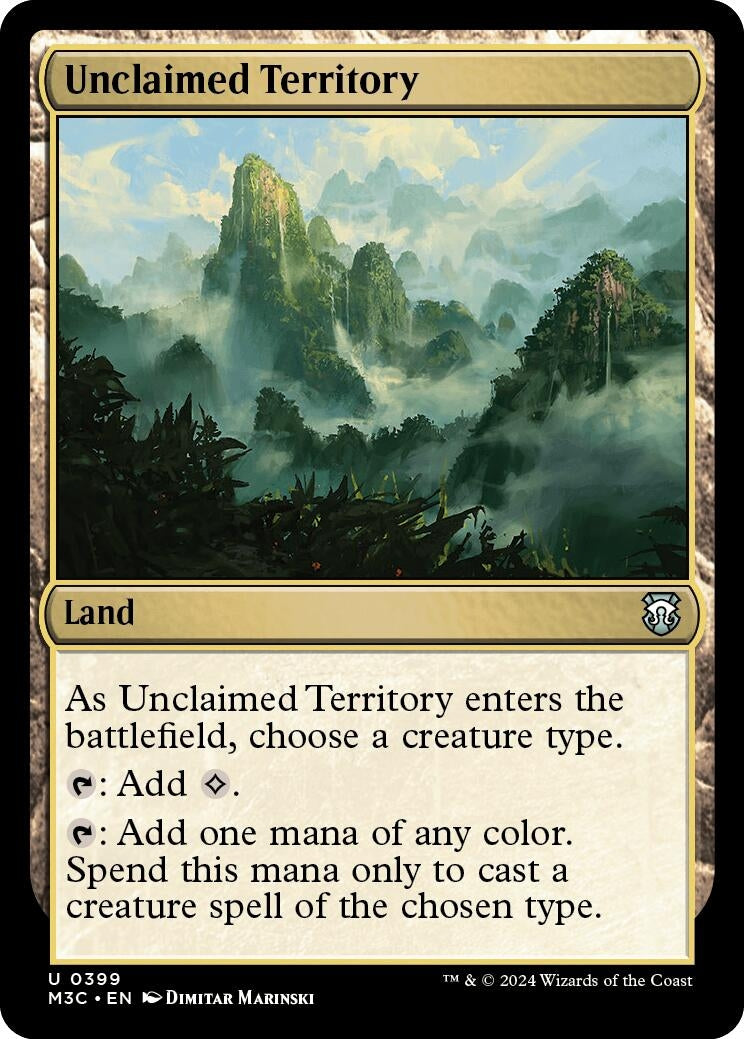 Image for Unclaimed Territory (Ripple Foil) (399) - Magic: The Gathering