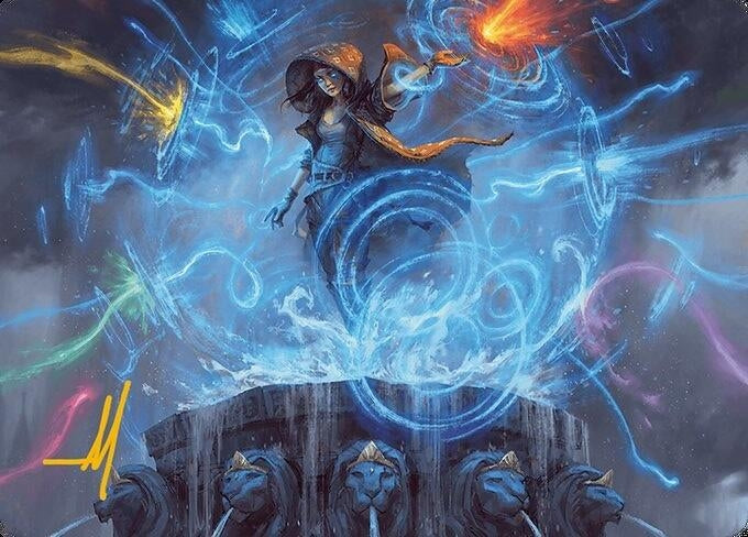Image for Flusterstorm Art Card (Gold-Stamped Signature) (54) - Magic: The Gathering